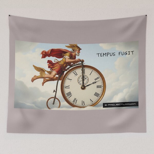 Item preview, Tempus Fugit - Time Flies - Mercury on a bike designed and sold by ProjectLXX.