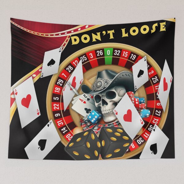 Item preview, Don’t Loose Gambler designed and sold by IImagineArtAi.