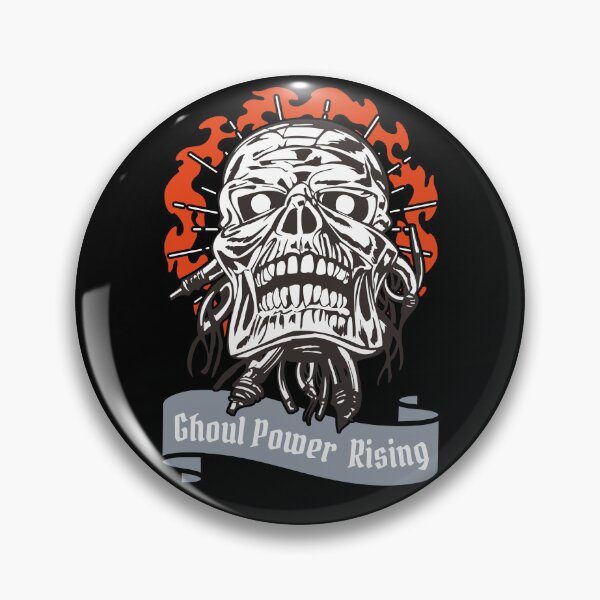 Item preview, Ghoul Power Rising In Black Flame Machinery designed and sold by SplashTastic.