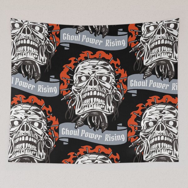 Item preview, Ghoul Power Rising In Black Flame Machinery designed and sold by SplashTastic.