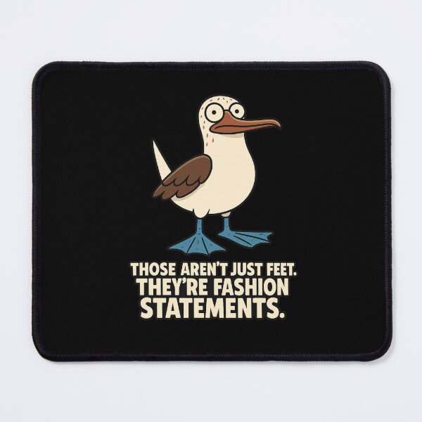 Item preview, Blue-Footed Booby Those Aren't Just Feet They're Fashion Statements Funny Blue-Footed Swagger – Fashion in Feathers designed and sold by LookARTIST.