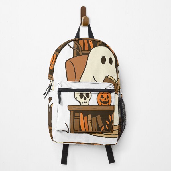 Item preview, Ghost Reading in Cozy Halloween Library designed and sold by haitrieuic96.