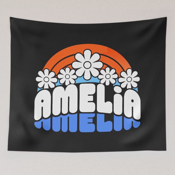 Item preview, Amelia cute name in Retro Style designed and sold by graphic-genie.
