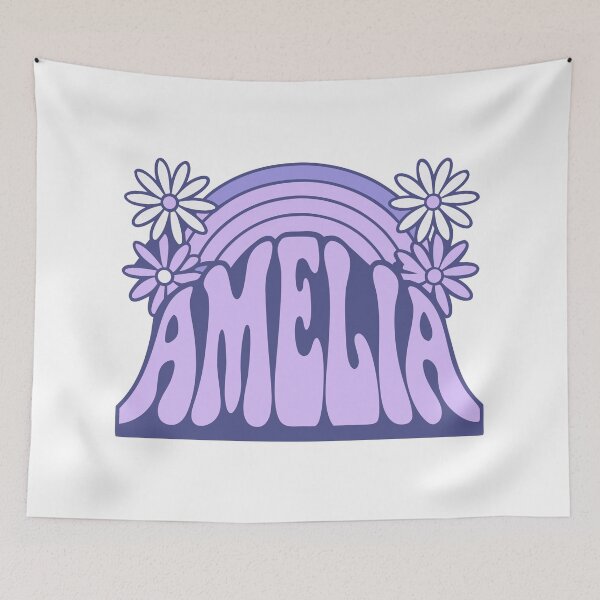 Item preview, Amelia cute name in Retro Style designed and sold by graphic-genie.