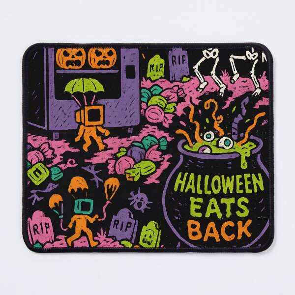 Item preview, Halloween Eats Back – Bold Horror Bites Back designed and sold by Drawian Studio.