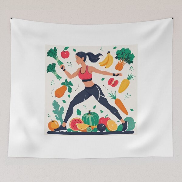 Item preview, active and healthy lifestyle personal trainer dietitian designed and sold by Periush.