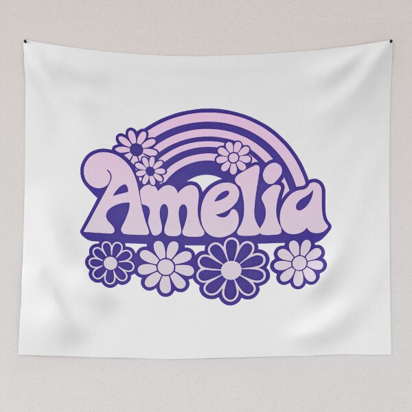 Item preview, Amelia cute name in Retro Style designed and sold by graphic-genie.