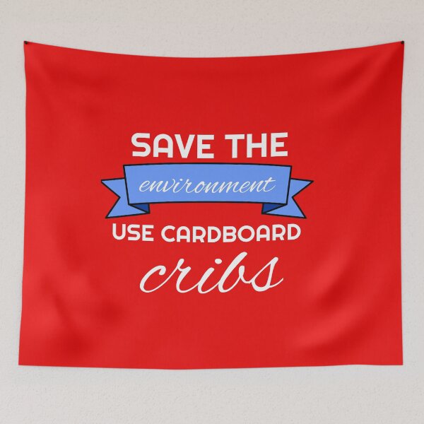 Item preview, Save the Environment Use Cardboard Baby Cribs  designed and sold by TravelAl.