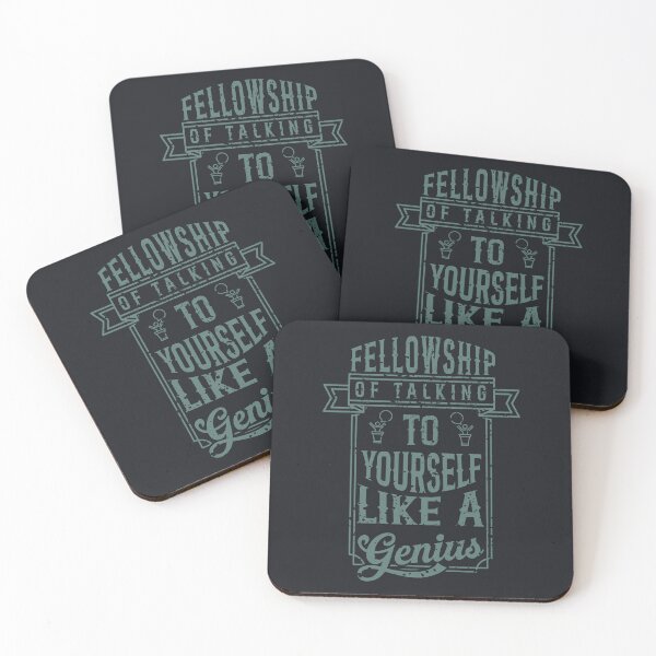 Item preview, Fellowship of Talking to Yourself Like a Genius designed and sold by Milena R..