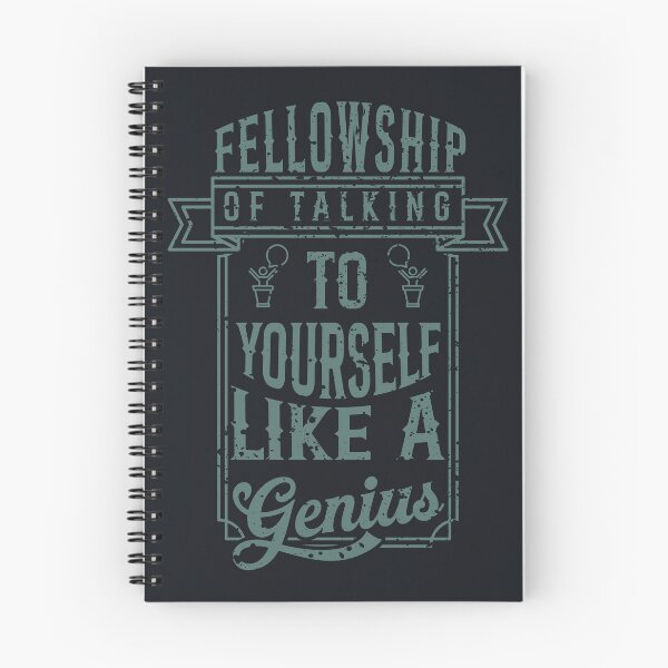 Item preview, Fellowship of Talking to Yourself Like a Genius designed and sold by Milena R..