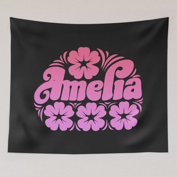 Item preview, Amelia cute name in Retro Style designed and sold by graphic-genie.