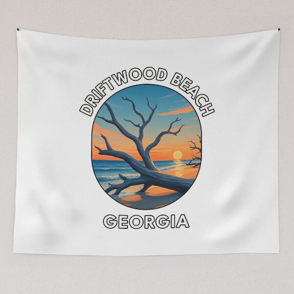 Item preview, Driftwood Beach – Jekyll Island, Georgia Coastline Art designed and sold by inkNext.