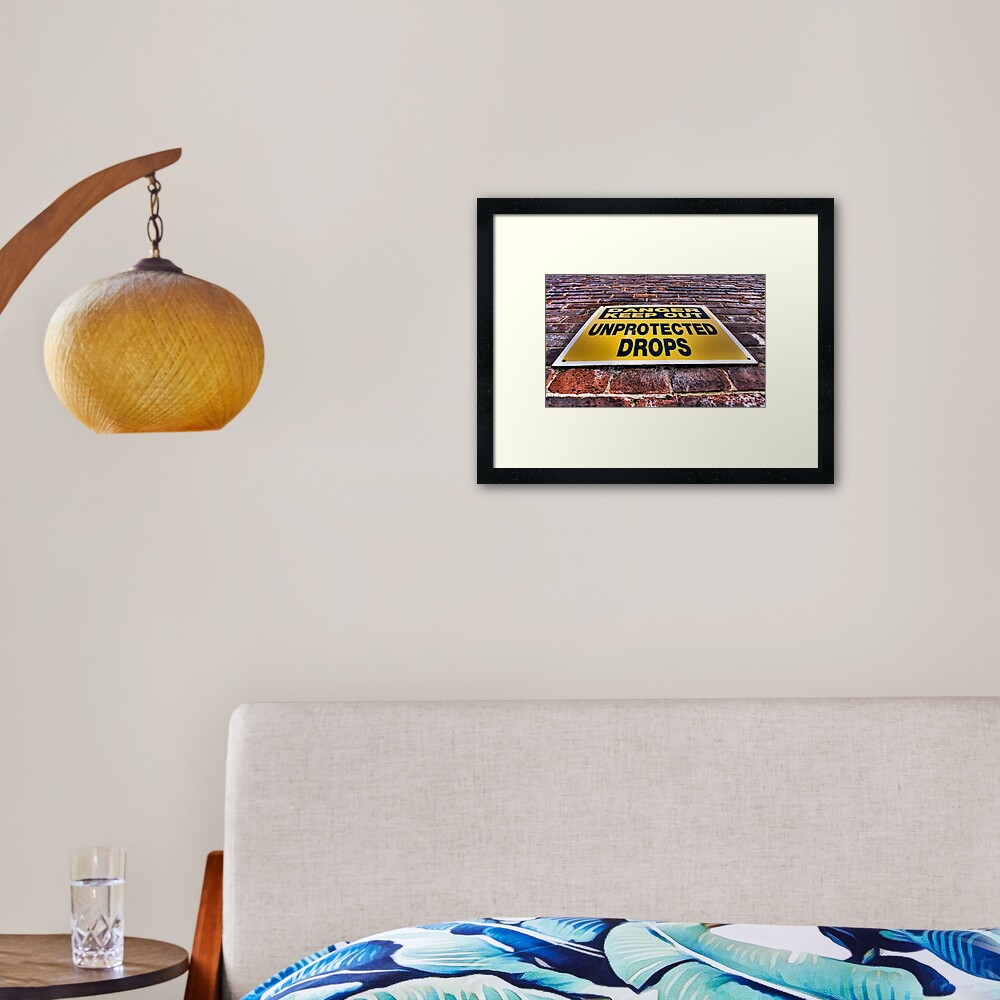 Danger! Framed Art Print