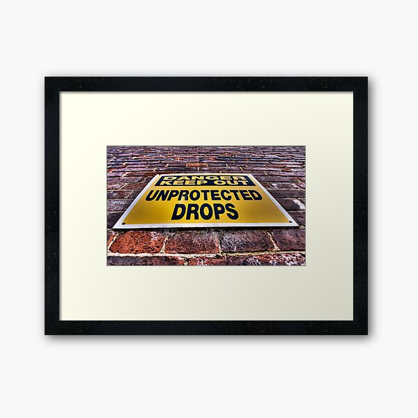 Danger! Framed Art Print