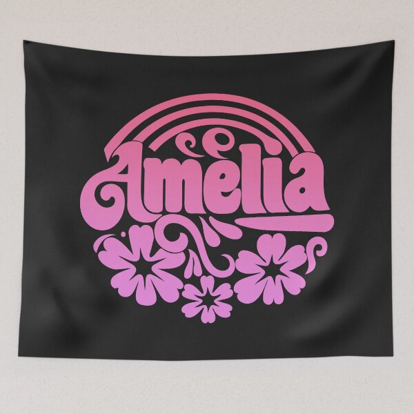 Item preview, Amelia cute name in Retro Style designed and sold by graphic-genie.