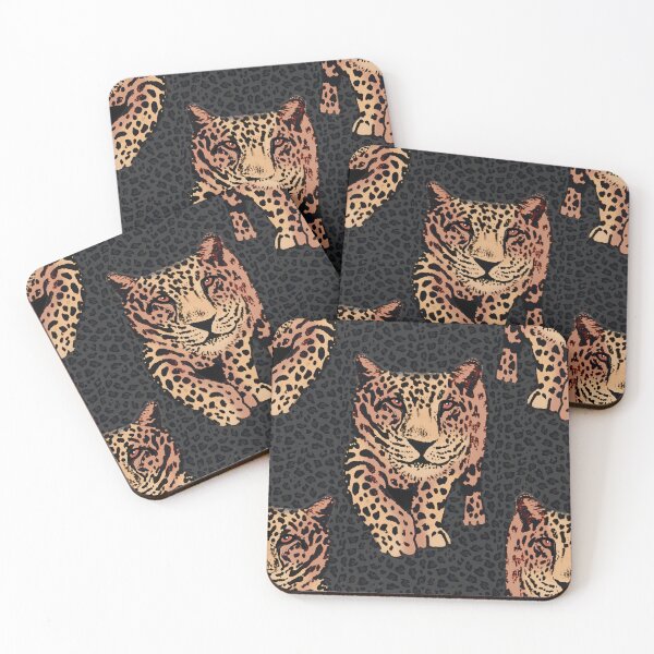 Item preview, Leopard on panther black animal print designed and sold by MagentaRose.