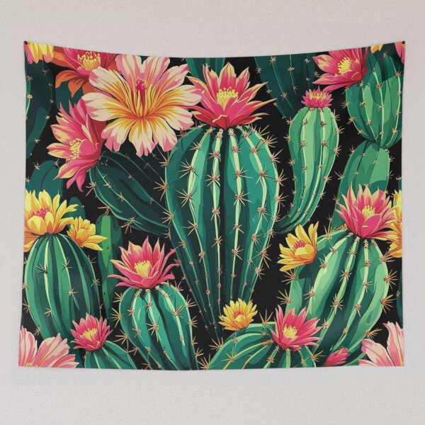 Item preview, Tropical Sunset Cactus • Desert Beach Plants • Surreal Summer Landscape designed and sold by Sugar Wisdom .