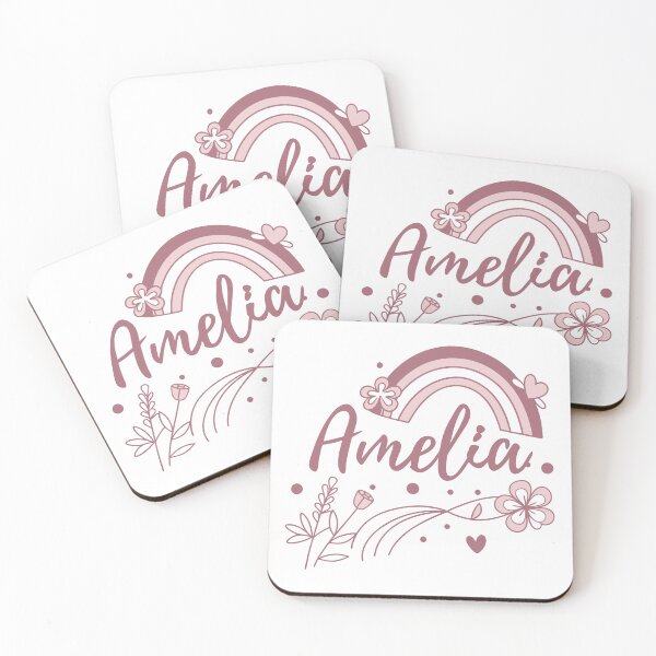 Item preview, Amelia cute name in Retro Vintage Style designed and sold by graphic-genie.