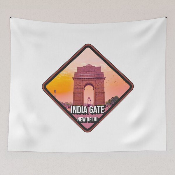 Item preview, India Gate New Delhi Monument Design | Iconic Landmark & National Heritage Art designed and sold by ArtsyExplorer.