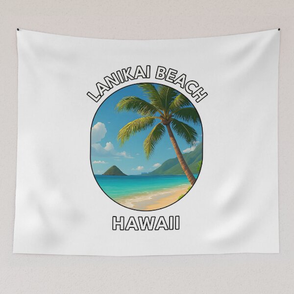 Item preview, Lanikai Beach Sunrise – Oahu Hawaii Tropical Paradise designed and sold by inkNext.