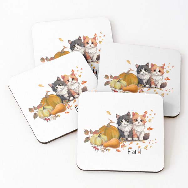 Item preview, Cute cats in autumn designed and sold by MarthasHus.