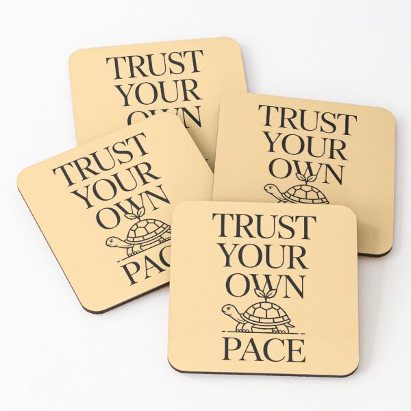 Item preview, Trust Your Own Pace Turtle Wisdom designed and sold by EasyTees4u.