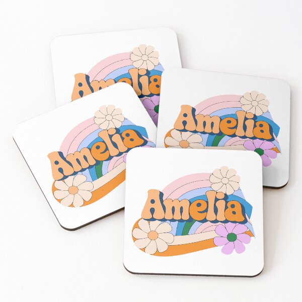 Item preview, Amelia cute name in Retro Vintage Style designed and sold by graphic-genie.