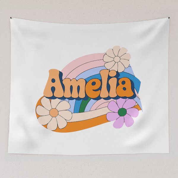 Item preview, Amelia cute name in Retro Vintage Style designed and sold by graphic-genie.