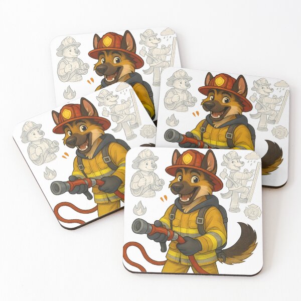 Item preview, Firefighter dog designed and sold by FreddyE.