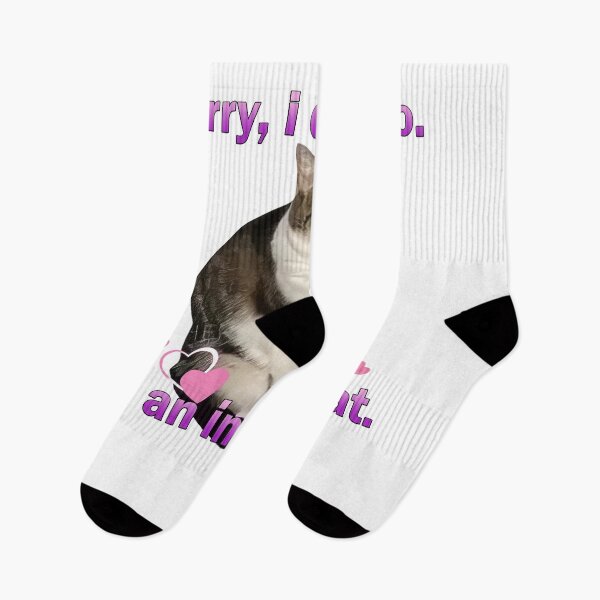 Item preview, Sorry I Can't Go I'm a Inside Cat, Funny Cat, Cat Meme designed and sold by DistrictHype.