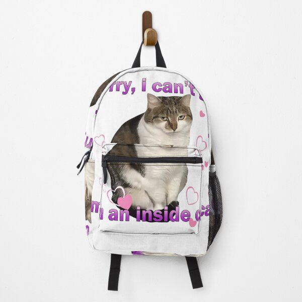 Item preview, Sorry I Can't Go I'm a Inside Cat, Funny Cat, Cat Meme designed and sold by DistrictHype.