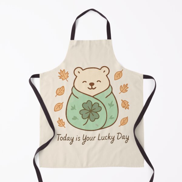 Item preview, Today is Your Lucky Day Cozy Bear designed and sold by Cuckoo Parrot.