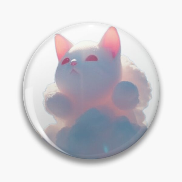 Item preview, Kitten shaped cloud designed and sold by GiantTaro.