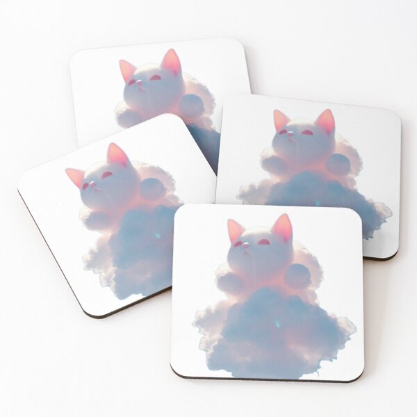 Item preview, Kitten shaped cloud designed and sold by GiantTaro.