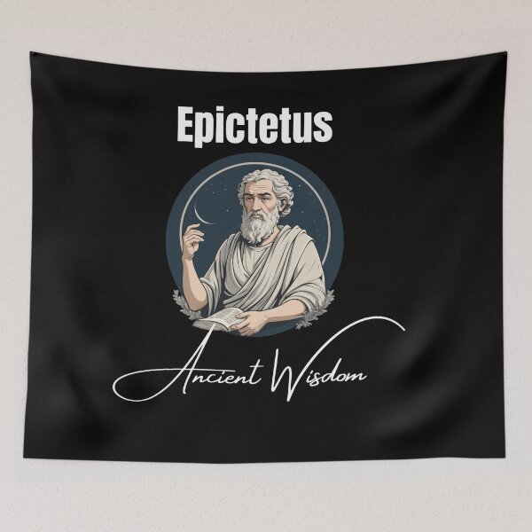 Item preview, Ancient Wisdom of Epictetus Stoicism Philosopher | Stoic Clothing | Stoic Art designed and sold by LexaArtworks.
