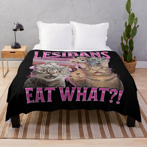 Item preview, Lesbian Eat What Cat, Funny Cat, Cat Meme designed and sold by DistrictHype.
