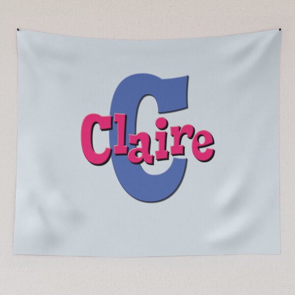 Artikelvorschau, C steht für Claire, Mädchen-/Frauenname und Initiale entworfen und verkauft von CharlottePlaceArt.
