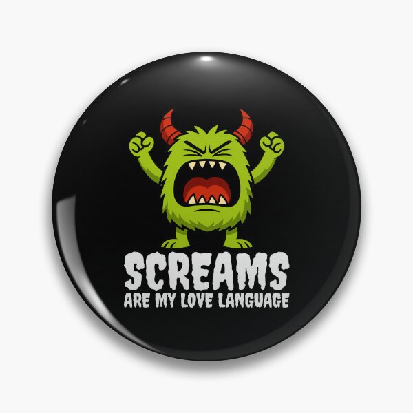 Item preview, SCREAMS ARE MY LOVE LANGUAGE - MONSTER HALLOWEEN designed and sold by KEF Custom.