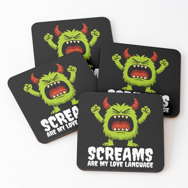 Item preview, SCREAMS ARE MY LOVE LANGUAGE - MONSTER HALLOWEEN designed and sold by KEF Custom.
