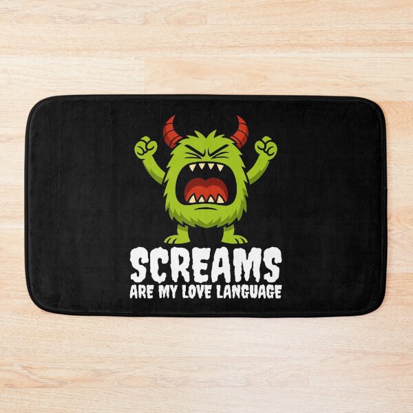 Item preview, SCREAMS ARE MY LOVE LANGUAGE - MONSTER HALLOWEEN designed and sold by KEF Custom.