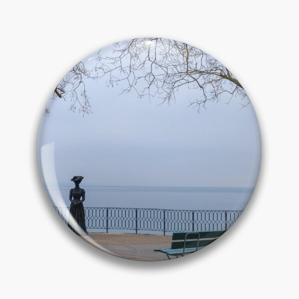 Item preview, Waterfront with Bare Tree and Statue on Lake Neuchatel designed and sold by Mats Silvan.
