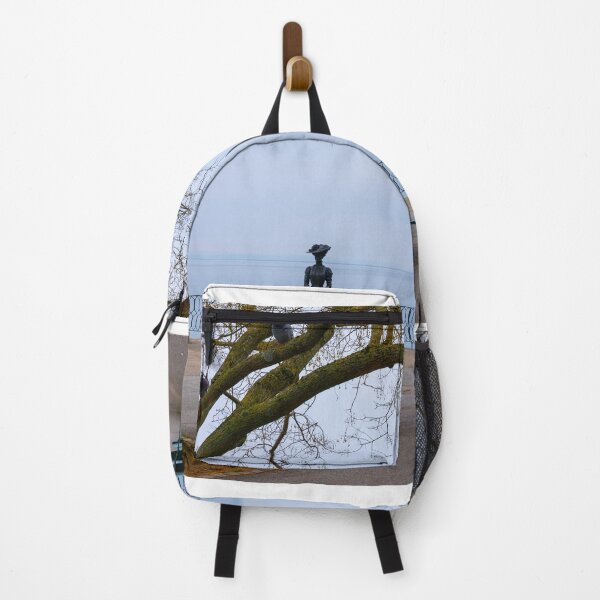 Item preview, Waterfront with Bare Tree and Statue on Lake Neuchatel designed and sold by Mats Silvan.