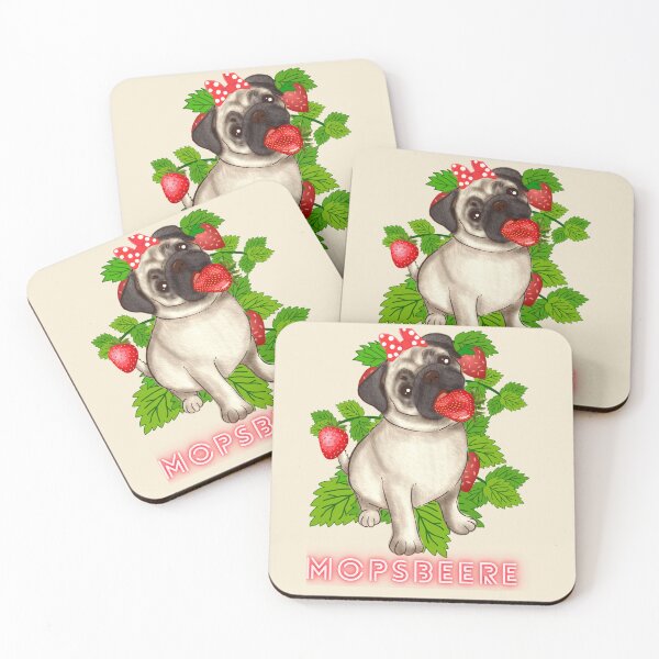 Item preview, Una baya pugberry designed and sold by MitMopsundHerz Rosinchens_Welt.