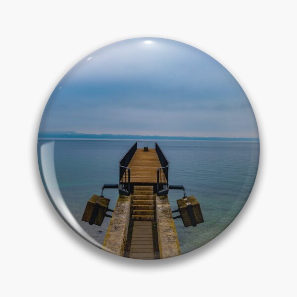 Item preview, Waterfront and a Pier on Lake Neuchatel designed and sold by Mats Silvan.