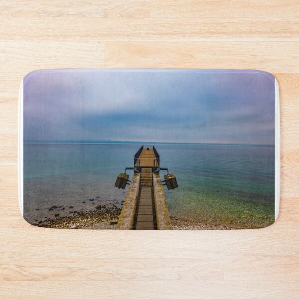 Item preview, Waterfront and a Pier on Lake Neuchatel designed and sold by Mats Silvan.