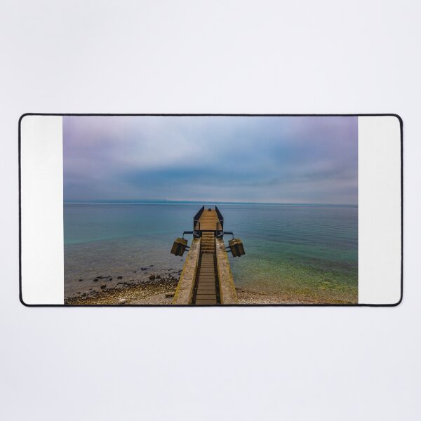 Item preview, Waterfront and a Pier on Lake Neuchatel designed and sold by Mats Silvan.