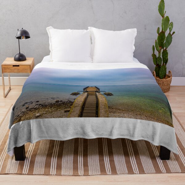 Item preview, Waterfront and a Pier on Lake Neuchatel designed and sold by Mats Silvan.