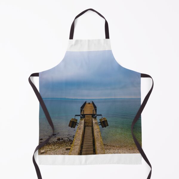 Item preview, Waterfront and a Pier on Lake Neuchatel designed and sold by Mats Silvan.