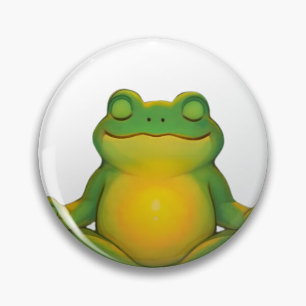 Item preview, Zen Frog Meditating on Lily Pad designed and sold by Kayqriel.