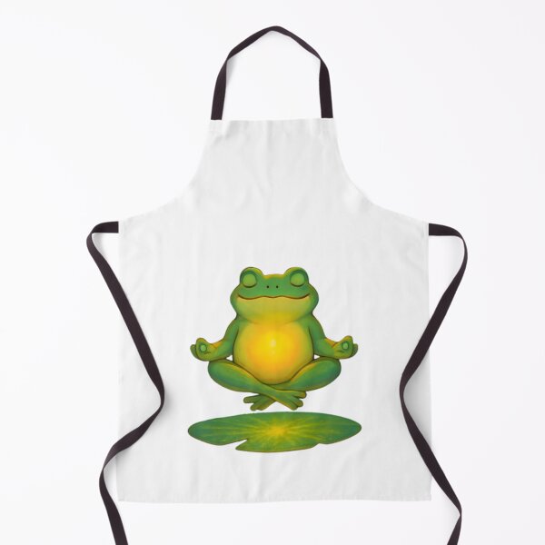 Item preview, Zen Frog Meditating on Lily Pad designed and sold by Kayqriel.